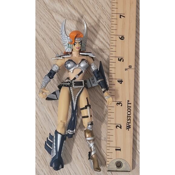 1995 Todd McFarlane Spawn Angela Action Figure Deluxe Edition Loose Complete - Picture 2 of 4